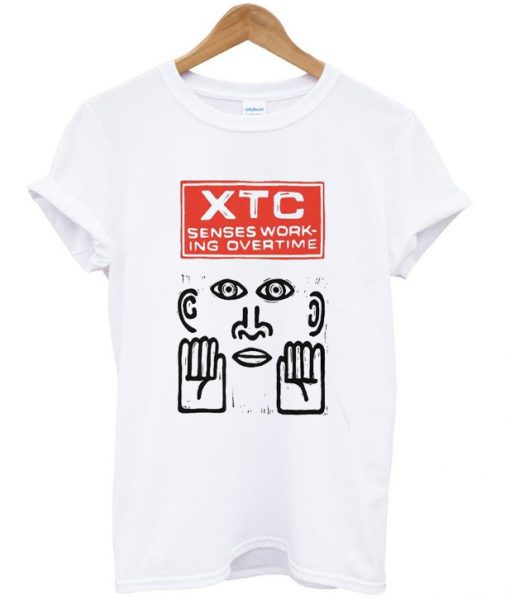 XTC senses working overtime t-shirt