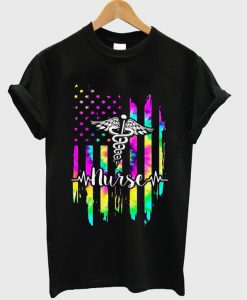 nurse patriotic gift t-shirt