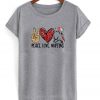 peace love nursing t-shirt