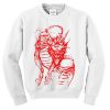 red japanese dragon sweatshirt