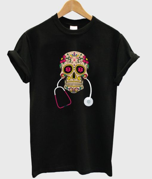 skull medical t-shirt