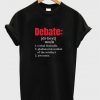 debate t-shirt