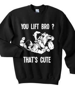 you lift bro sweatshirt