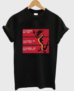 mulan t-shirt