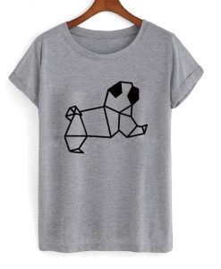 pug origami t-shirt