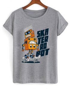 skater robot t-shirt