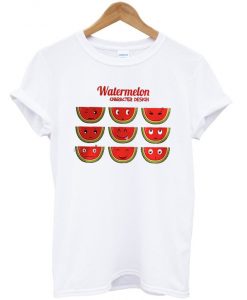 watermelon character design t-shirt