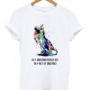 be a unicornasaurus rex in a field of unicorns t-shirt