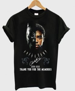 black panther thank you for the memories t-shirt