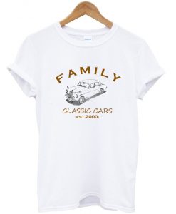 family classic car t-shirt