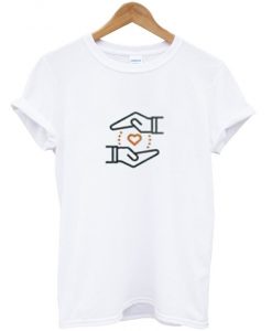 love in hand t-shirt