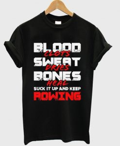 blood sweat bones t-shirt