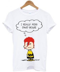 i really miss david bowie t-shirt