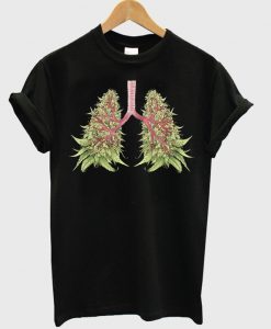 lung canabis t-shirt