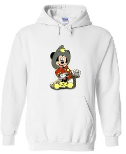 mickey fire fighter hoodie