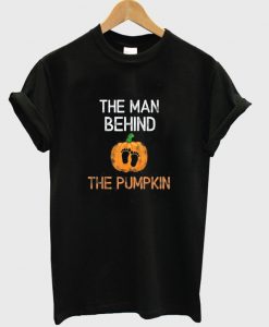 the man behind the pumpkin t-shirt