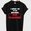 birthday lockdown t-shirt