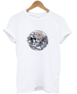 japanese flower t-shirt