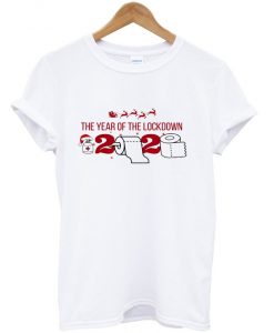 the year of lockdown 2020 christmas t-shirt