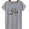 cat yarn ball t-shirt