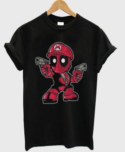 deadpool mario t-shirt