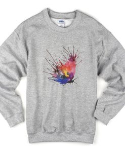 rainbow butterfly sweatshirt