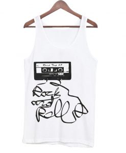 rock and roll casette tank top