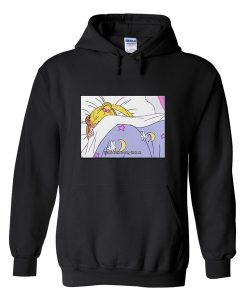 sailor moon stay in bed hoodie