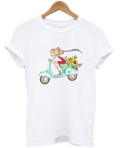 girl on vespa t-shirt