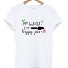 my garden is my happy place t-shirt