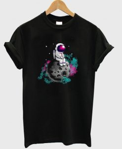 spaceman moon t-shirt