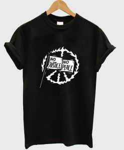 no justice no peace t-shirt