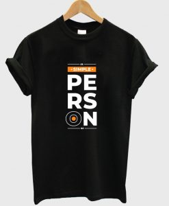 simple person t-shirt