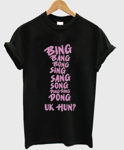 bing bang bong sing t-shirt