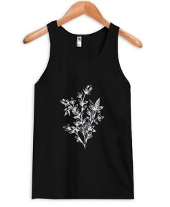 botanical flower tank top