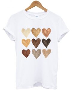 melanin heart t-shirt