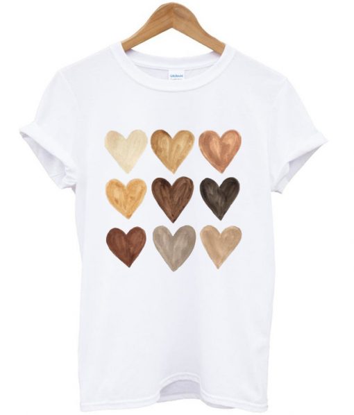 melanin heart t-shirt