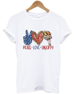 peace love liberty t-shirt