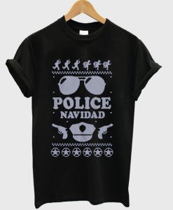 police navidad t-shirt