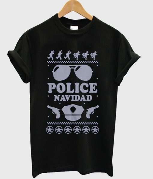 police navidad t-shirt