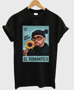 bad bunny sun flower el romantico t-shirt