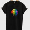 rainbow lips love gay pride lesbian t-shirt