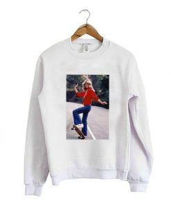 Farrah Fawcett skateboard Sweatshirt