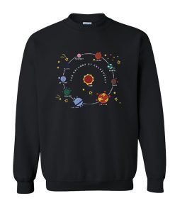 Planets Solar System and Stars Sweatshirt