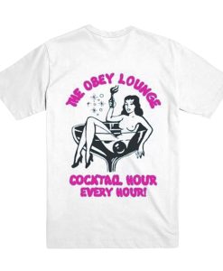 The Obey Lounge Cocktail BackT-Shirt