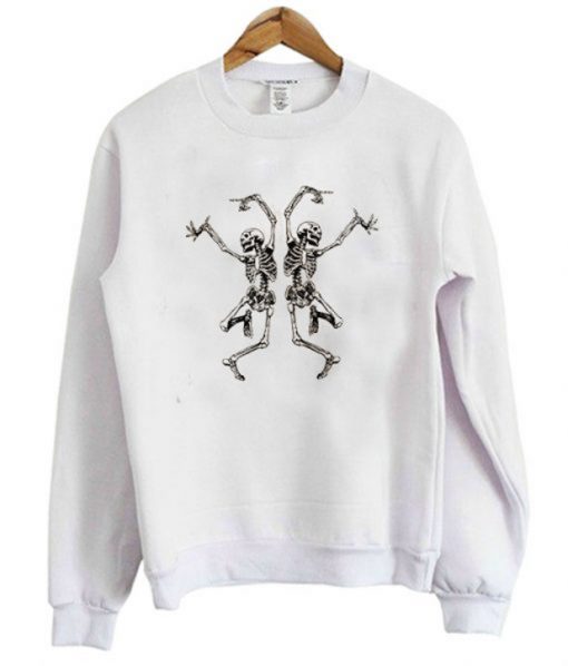 Dancing Skeleton Halloween Costume Sweatshirt