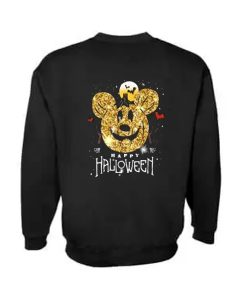 mickey mouse happy halloween back sweatshirt