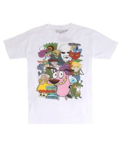 Courage The Cowardly Dog Characters T-Shirt