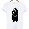 666 Satan Bear T-shirt