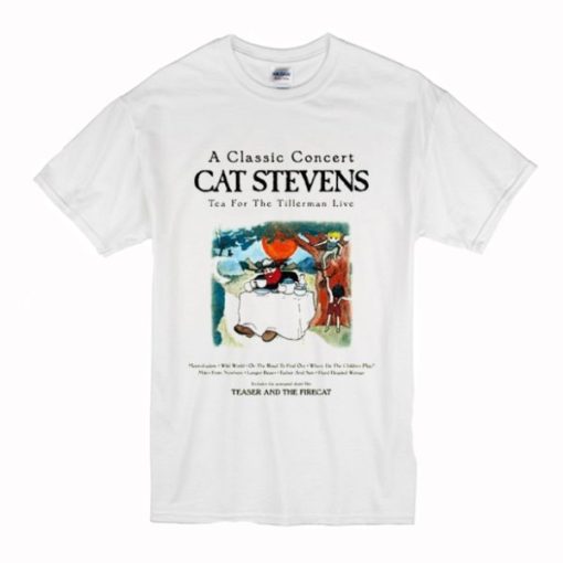 Cat Stevens a Classic Concert T-Shirt